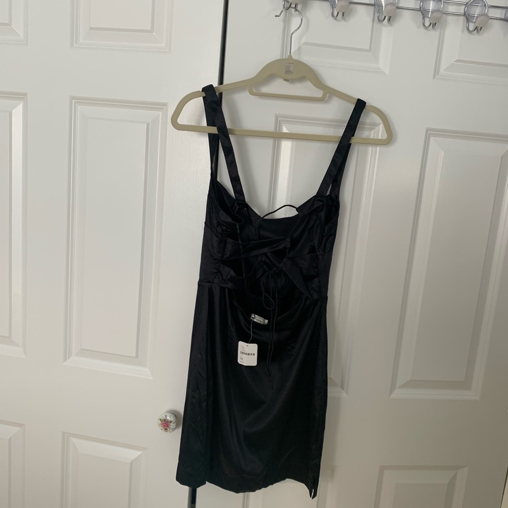 Black free people mini dress